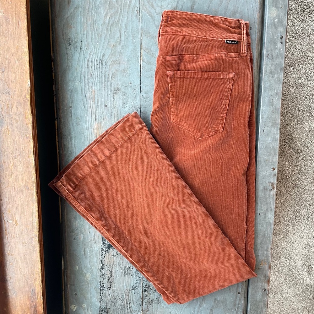 Dear John Rust Corduroy Flare Pants - Picture 5 of 9